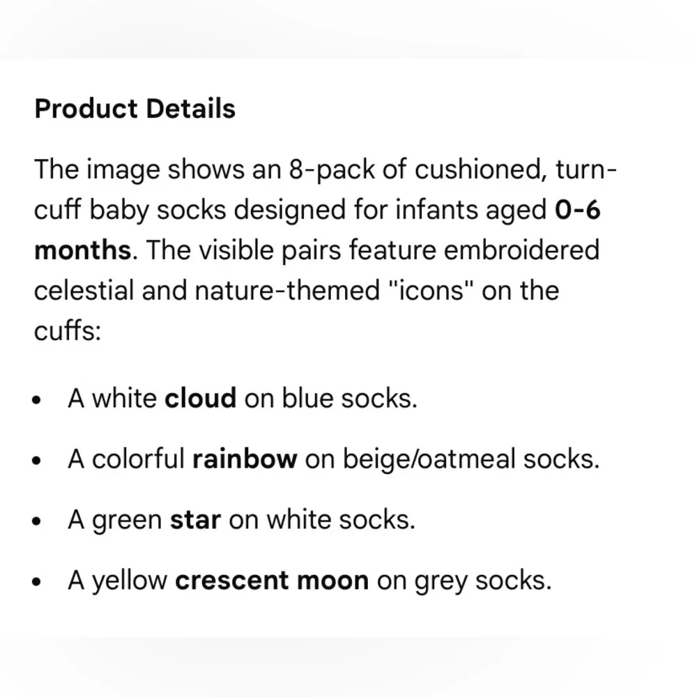 Capelli of New York Baby Socks Set - Blue, Cream, White, Gray - newborn new!